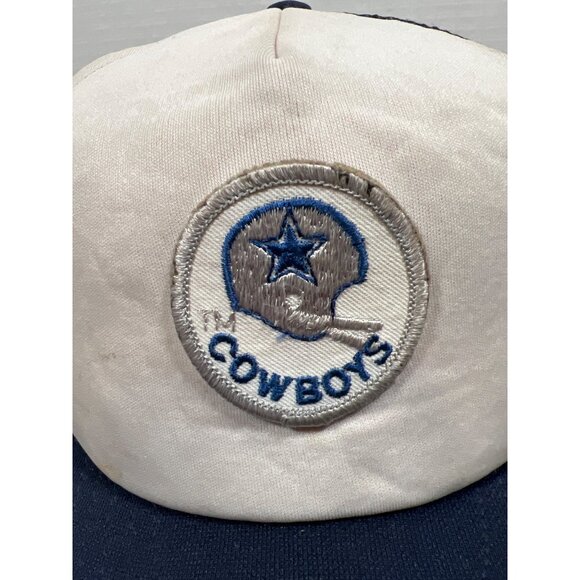 Vintage Dallas Cowboys NFL Mesh Trucker Patch Hat Snapback X3 - Picture 2 of 5